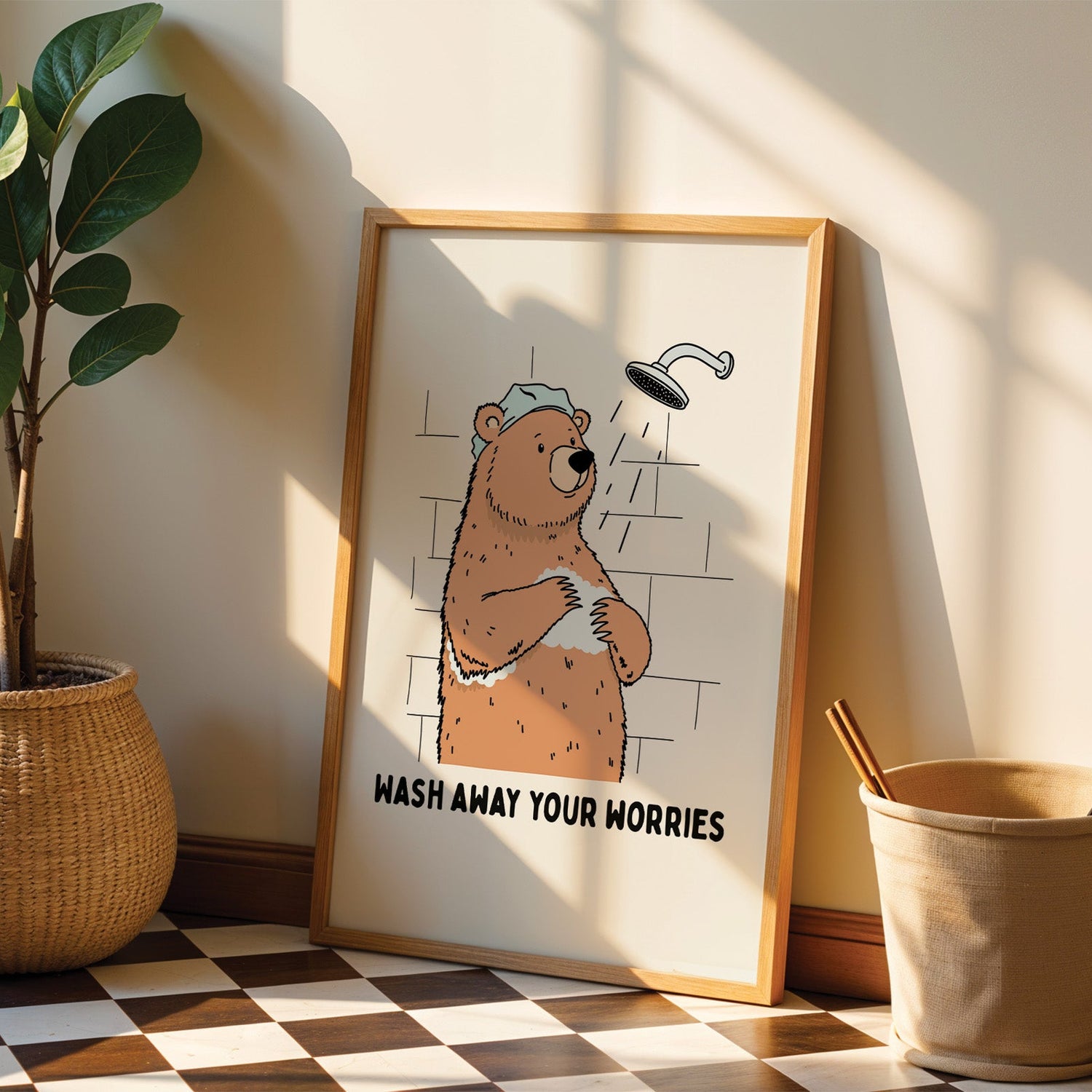 Wash Away Your Worries Print