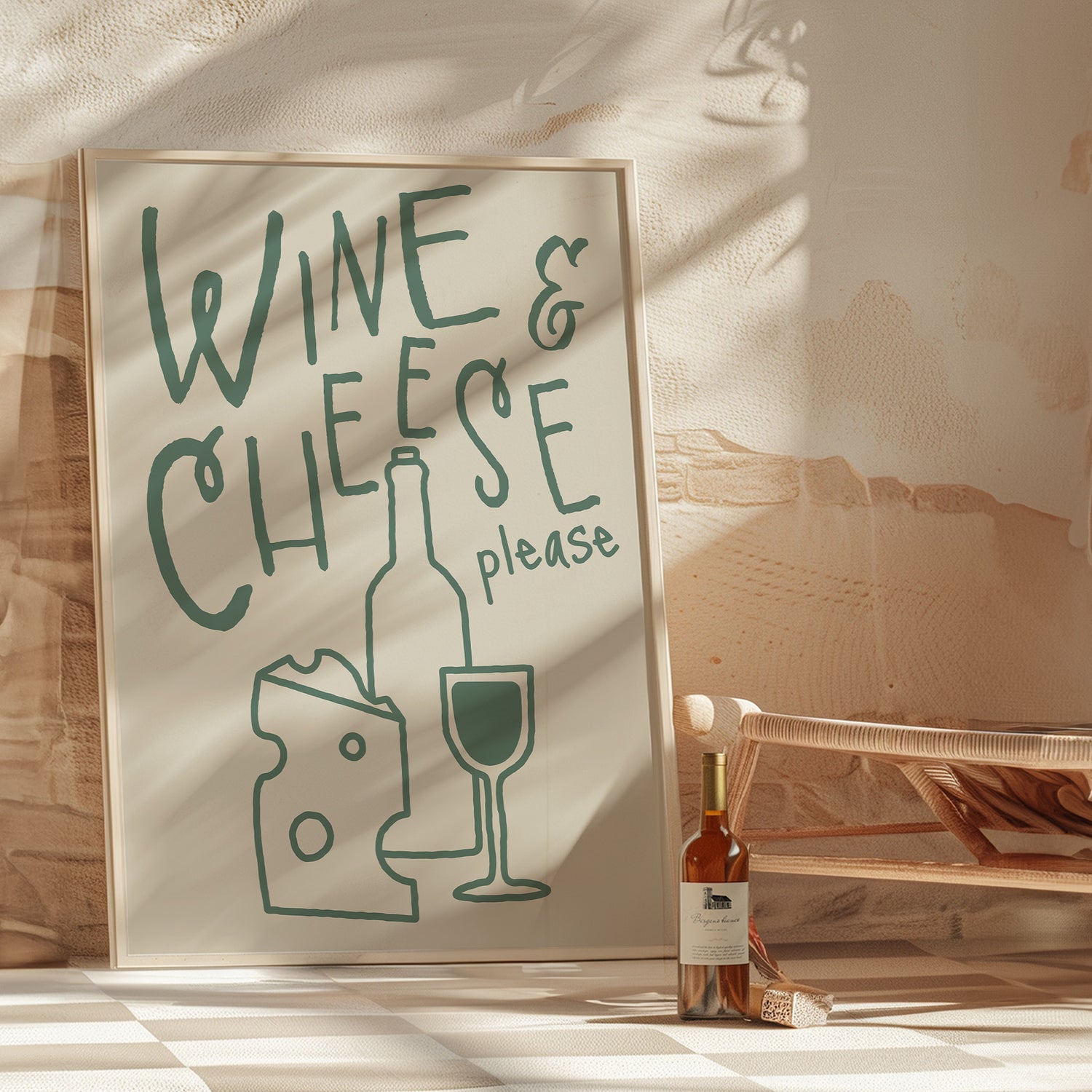 Wine And Cheese Please Print