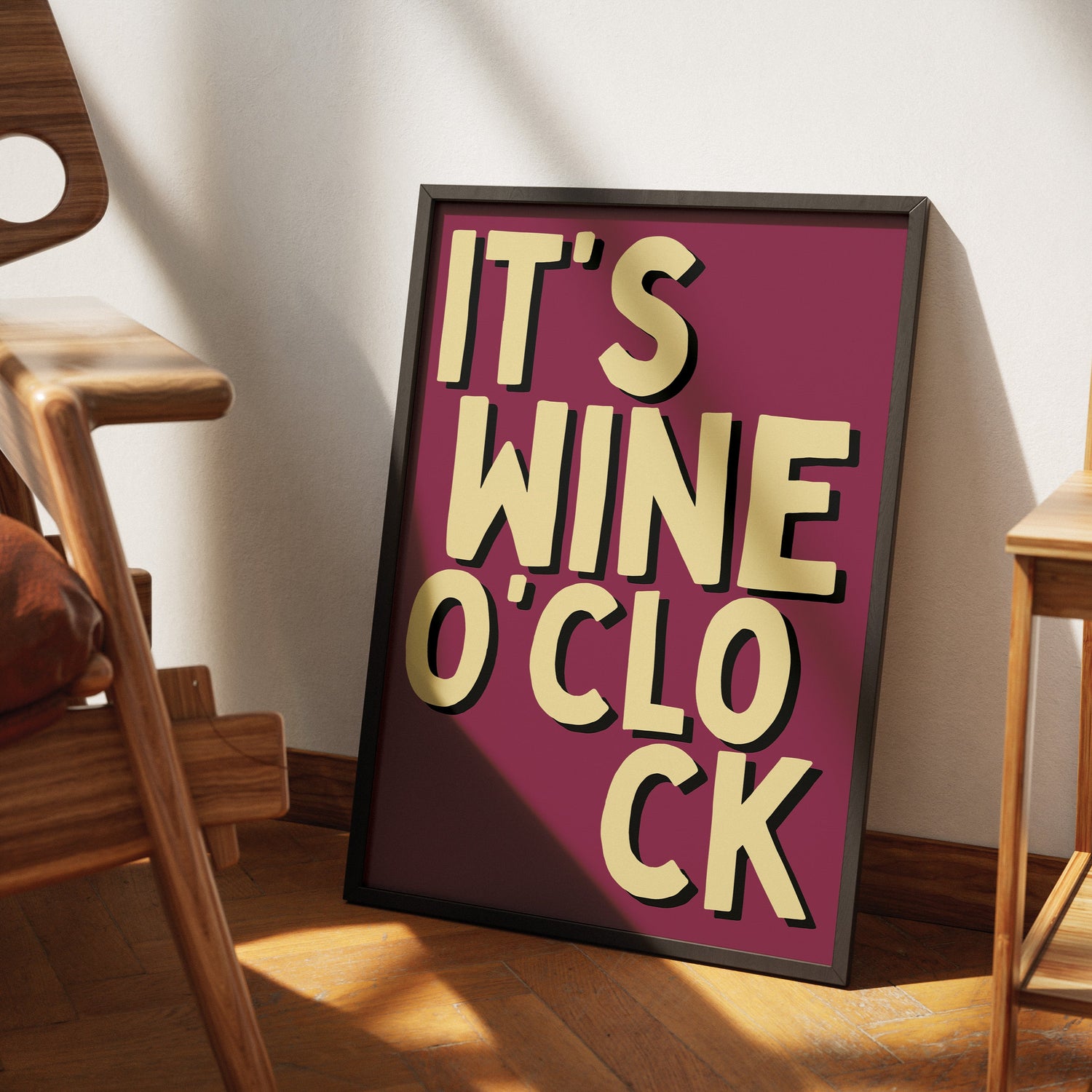 It's Wine O'Clock Print